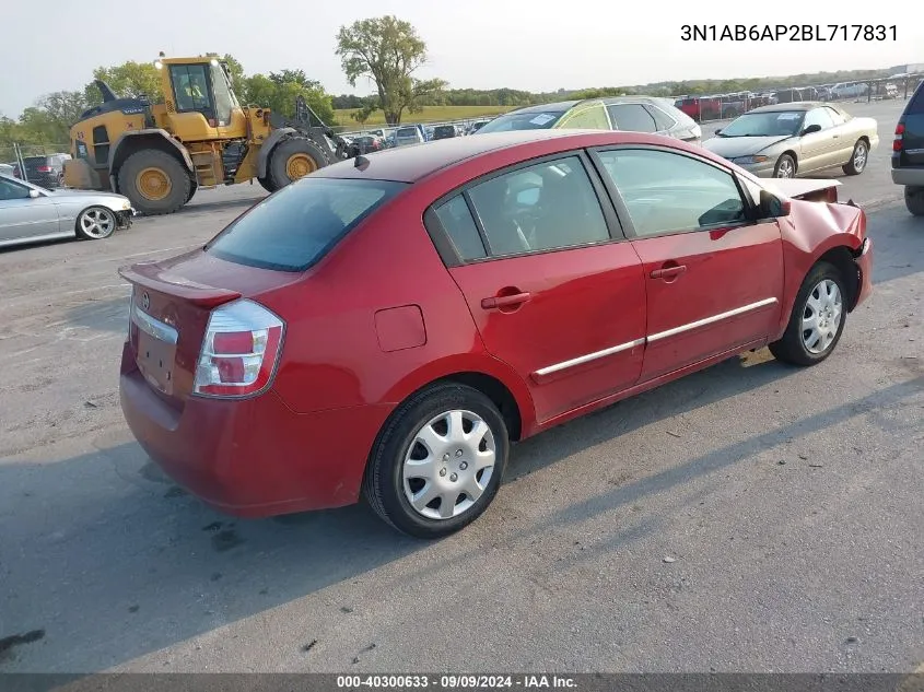 3N1AB6AP2BL717831 2011 Nissan Sentra 2.0S