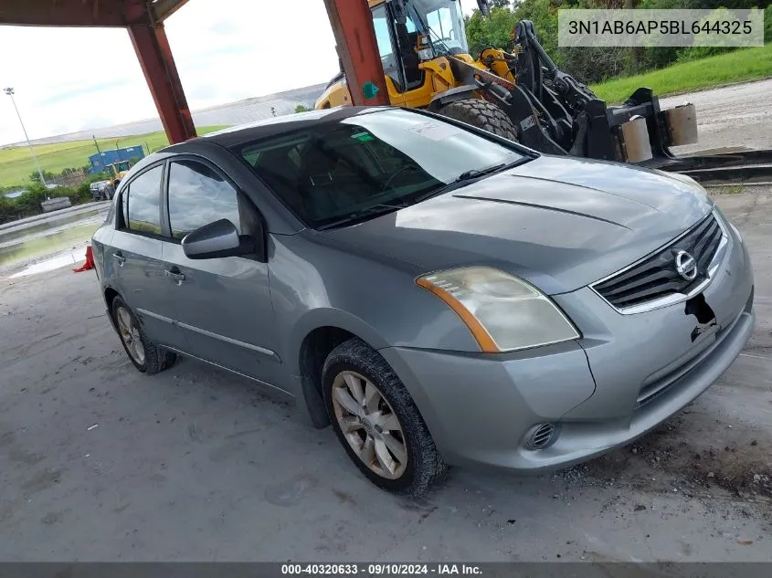 3N1AB6AP5BL644325 2011 Nissan Sentra 2.0Sl