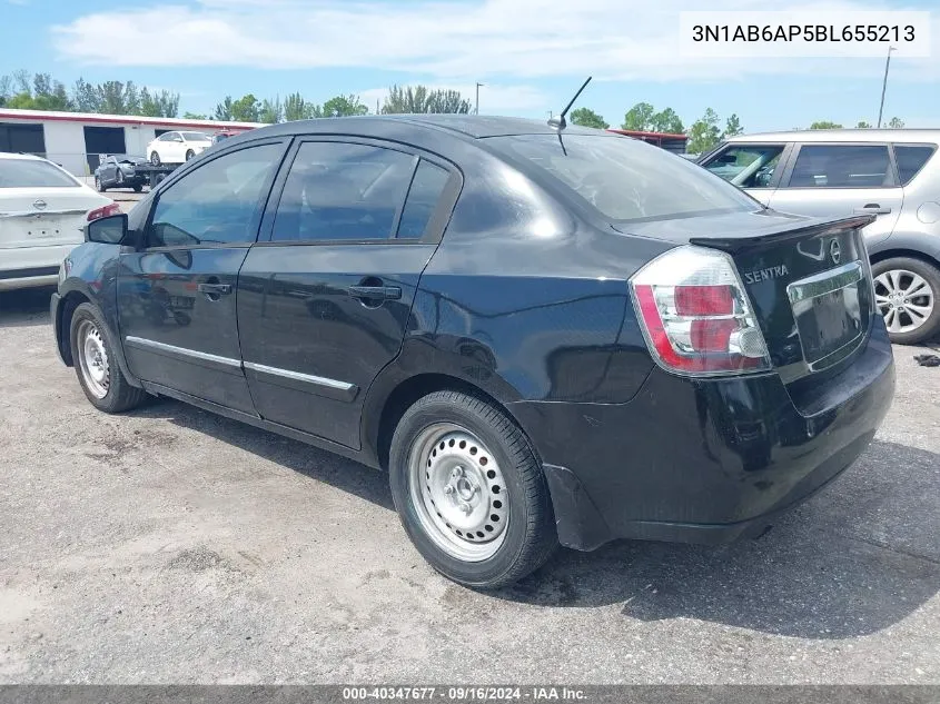 3N1AB6AP5BL655213 2011 Nissan Sentra 2.0/2.0S/Sr/2.0Sl