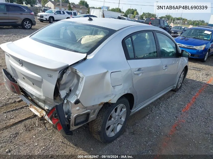 3N1AB6AP4BL690339 2011 Nissan Sentra 2.0Sr