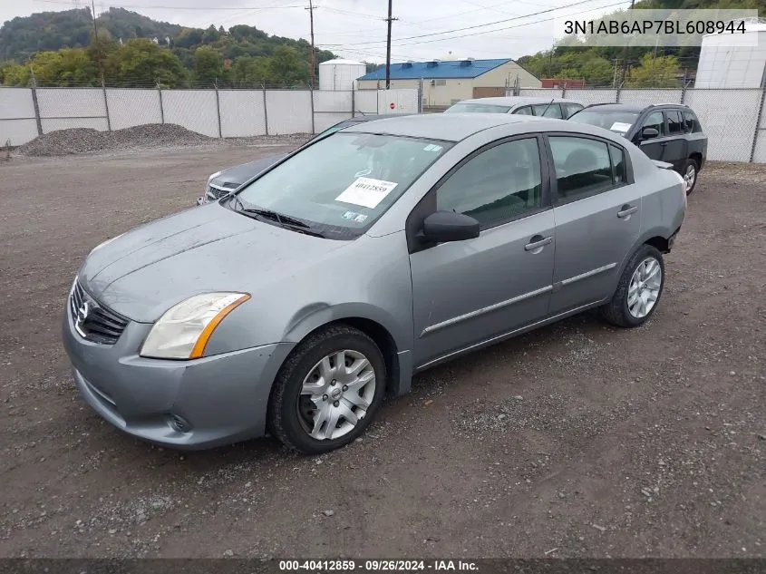 3N1AB6AP7BL608944 2011 Nissan Sentra 2.0/2.0S/Sr/2.0Sl