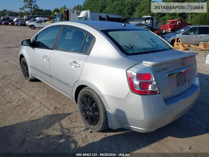 3N1AB6AP0BL710666 2011 Nissan Sentra 2.0S