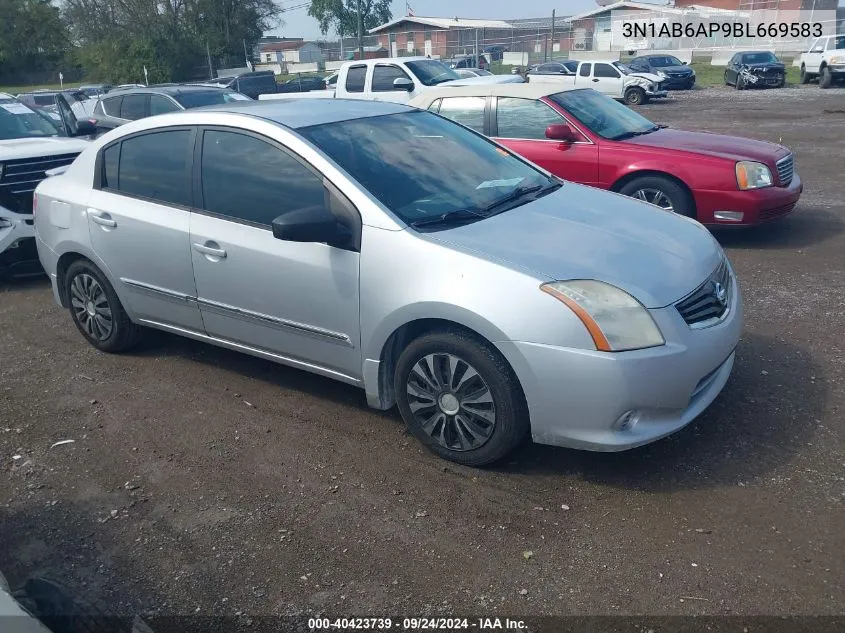 3N1AB6AP9BL669583 2011 Nissan Sentra 2.0S