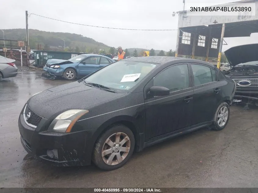 3N1AB6AP4BL653890 2011 Nissan Sentra Se