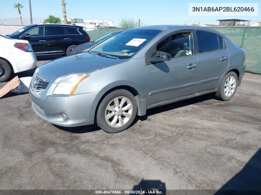 2011 Nissan Sentra 2.0Sl VIN: 3N1AB6AP2BL620466 Lot: 40475866