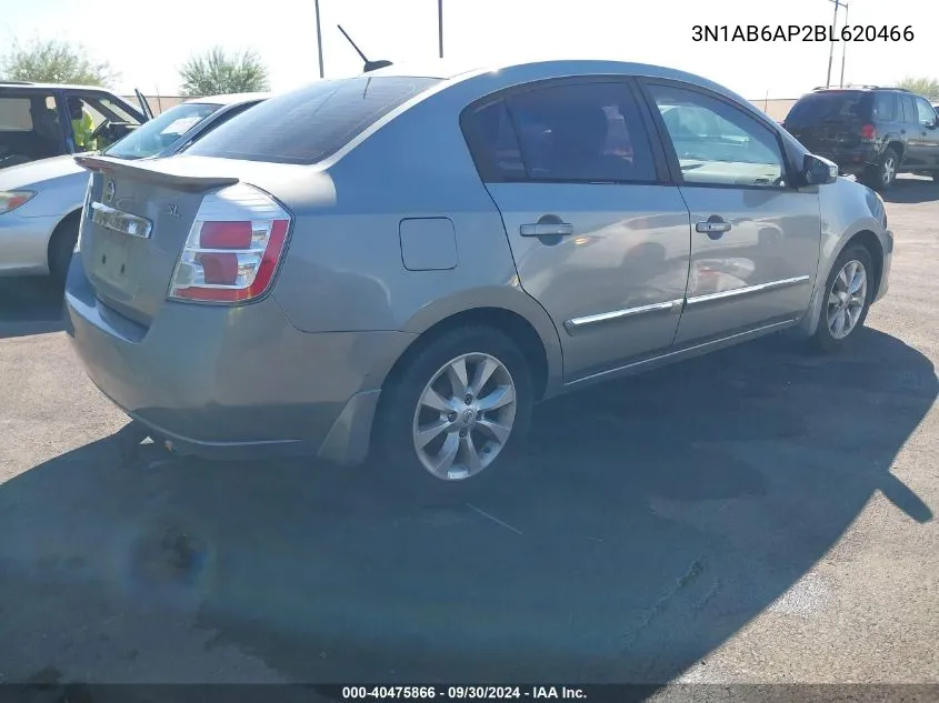 2011 Nissan Sentra 2.0Sl VIN: 3N1AB6AP2BL620466 Lot: 40475866