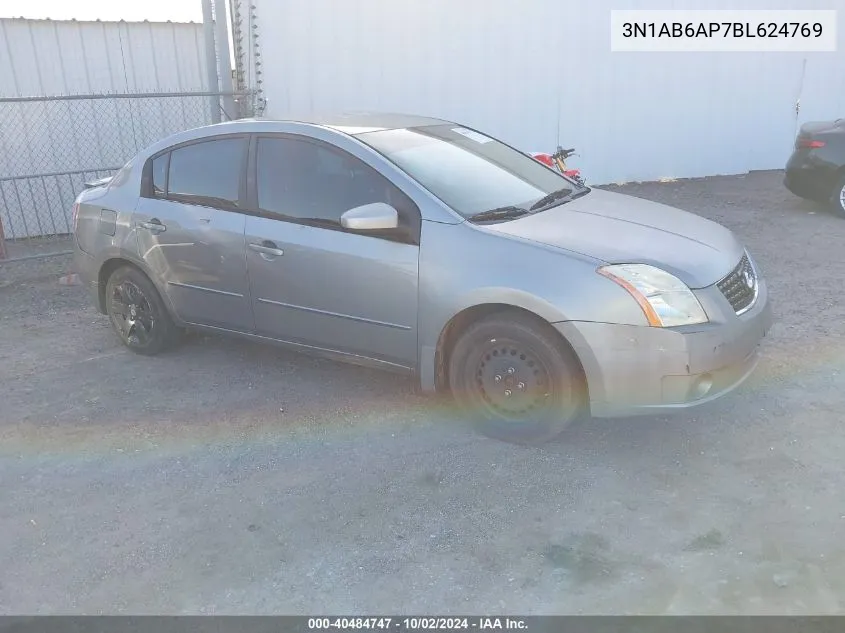 2011 Nissan Sentra 2.0 VIN: 3N1AB6AP7BL624769 Lot: 40484747