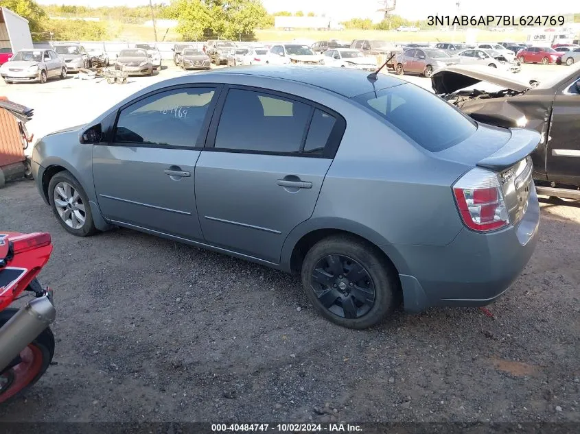 2011 Nissan Sentra 2.0 VIN: 3N1AB6AP7BL624769 Lot: 40484747