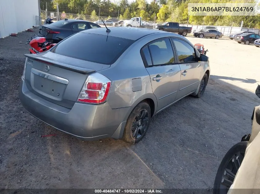 2011 Nissan Sentra 2.0 VIN: 3N1AB6AP7BL624769 Lot: 40484747