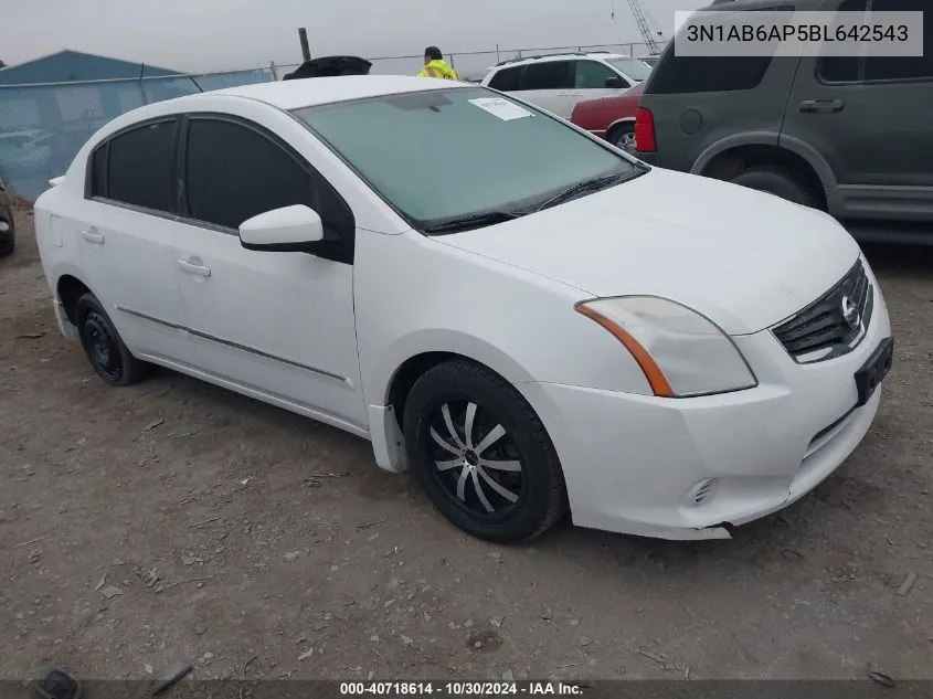 2011 Nissan Sentra 2.0S VIN: 3N1AB6AP5BL642543 Lot: 40718614