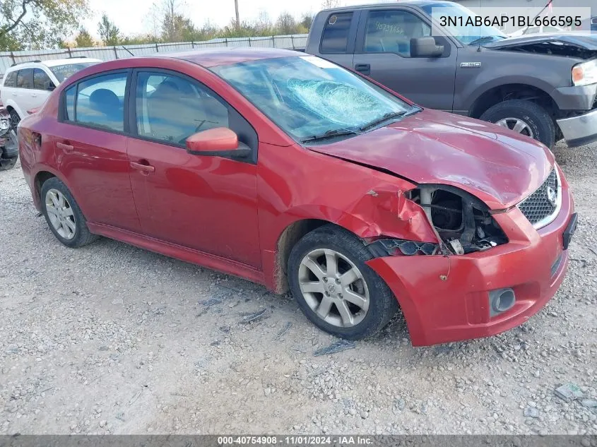 2011 Nissan Sentra 2.0Sr VIN: 3N1AB6AP1BL666595 Lot: 40754908