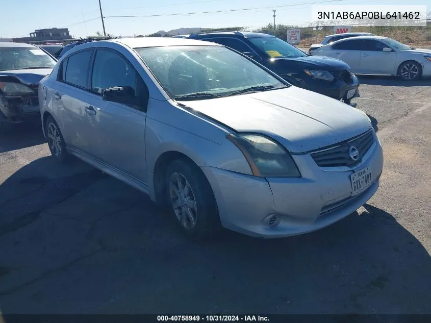 2011 Nissan Sentra 2.0Sr VIN: 3N1AB6AP0BL641462 Lot: 40758949