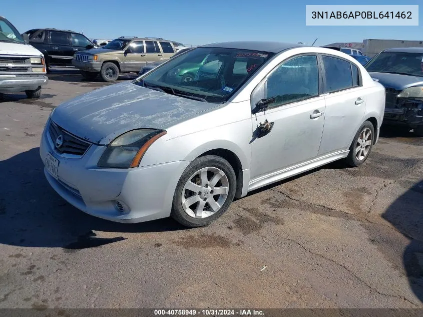 3N1AB6AP0BL641462 2011 Nissan Sentra 2.0Sr