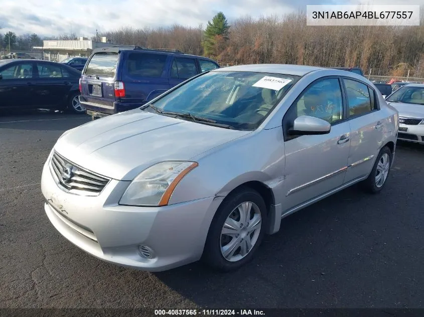 2011 Nissan Sentra 2.0S VIN: 3N1AB6AP4BL677557 Lot: 40837565