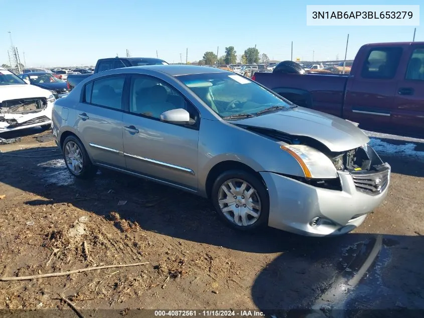 3N1AB6AP3BL653279 2011 Nissan Sentra 2.0S