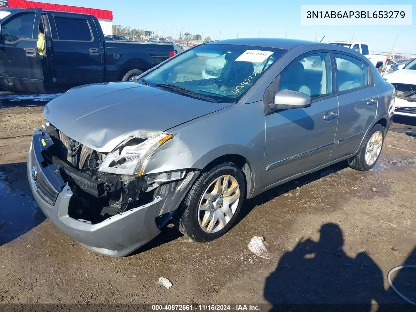 3N1AB6AP3BL653279 2011 Nissan Sentra 2.0S