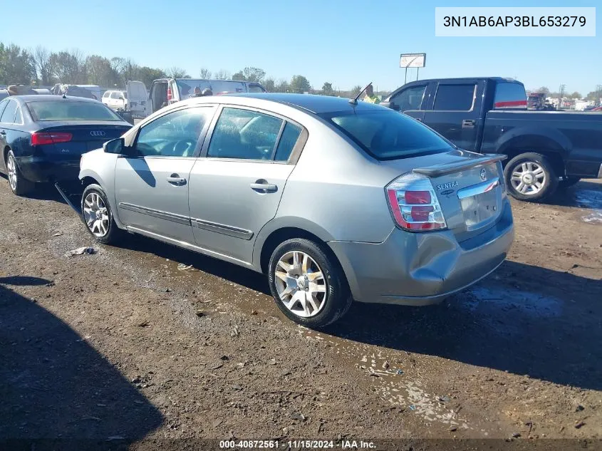 3N1AB6AP3BL653279 2011 Nissan Sentra 2.0S