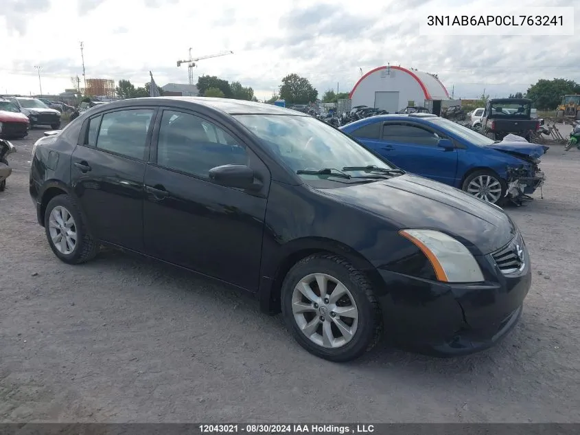 3N1AB6AP0CL763241 2012 Nissan Sentra