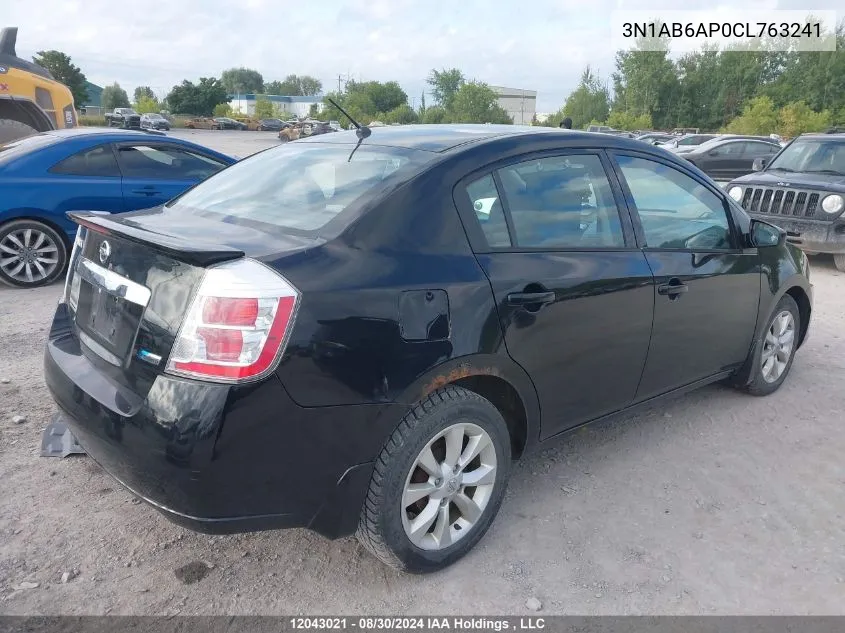 2012 Nissan Sentra VIN: 3N1AB6AP0CL763241 Lot: 12043021