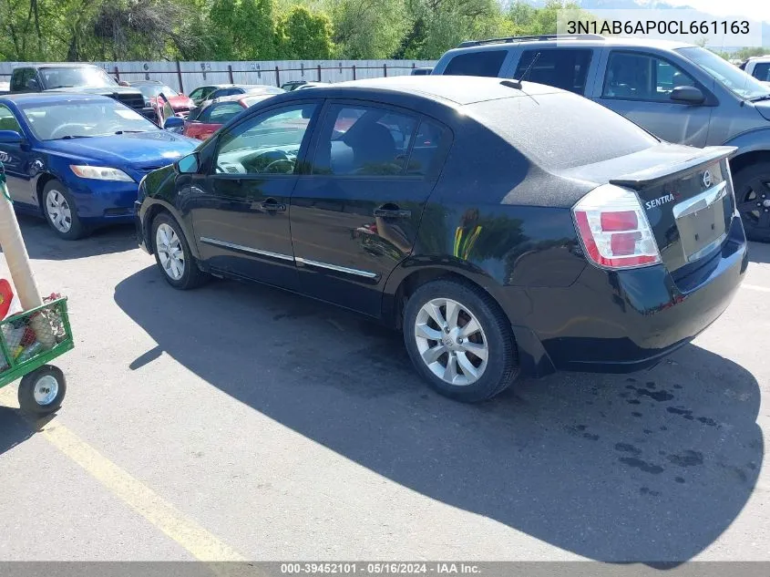 2012 Nissan Sentra 2.0 Sl VIN: 3N1AB6AP0CL661163 Lot: 39452101