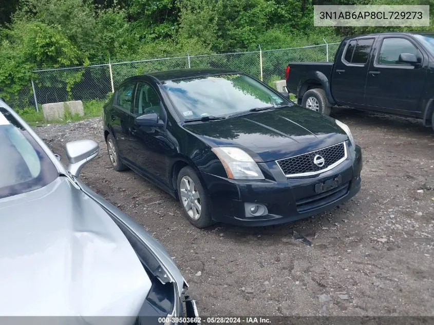 3N1AB6AP8CL729273 2012 Nissan Sentra 2.0 Sr