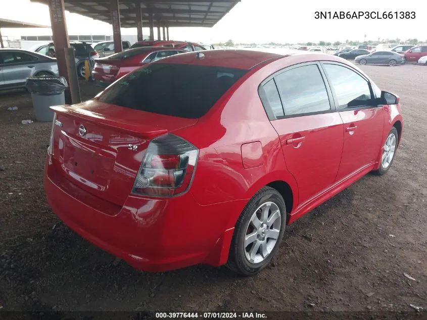 2012 Nissan Sentra 2.0 Sr VIN: 3N1AB6AP3CL661383 Lot: 39776444