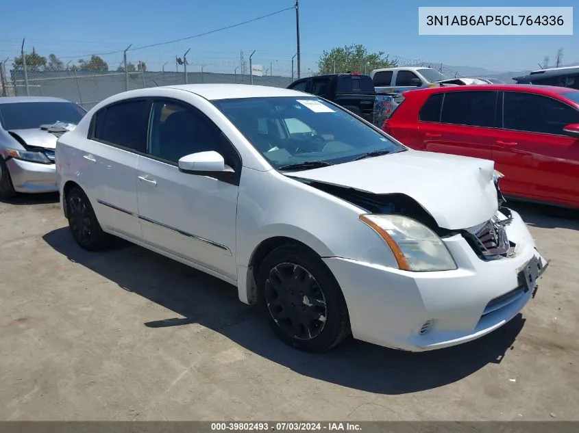 3N1AB6AP5CL764336 2012 Nissan Sentra 2.0 S