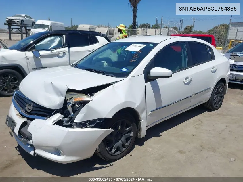 3N1AB6AP5CL764336 2012 Nissan Sentra 2.0 S