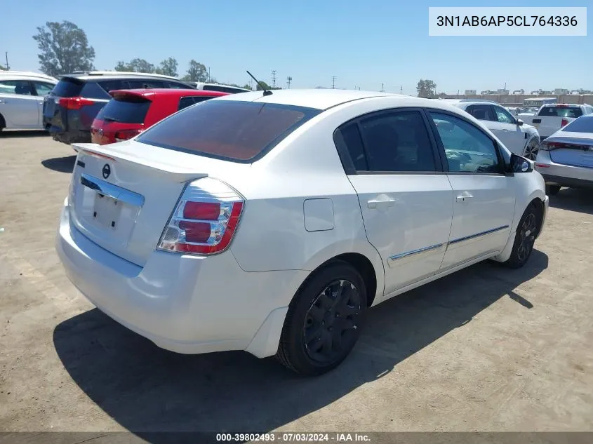 3N1AB6AP5CL764336 2012 Nissan Sentra 2.0 S