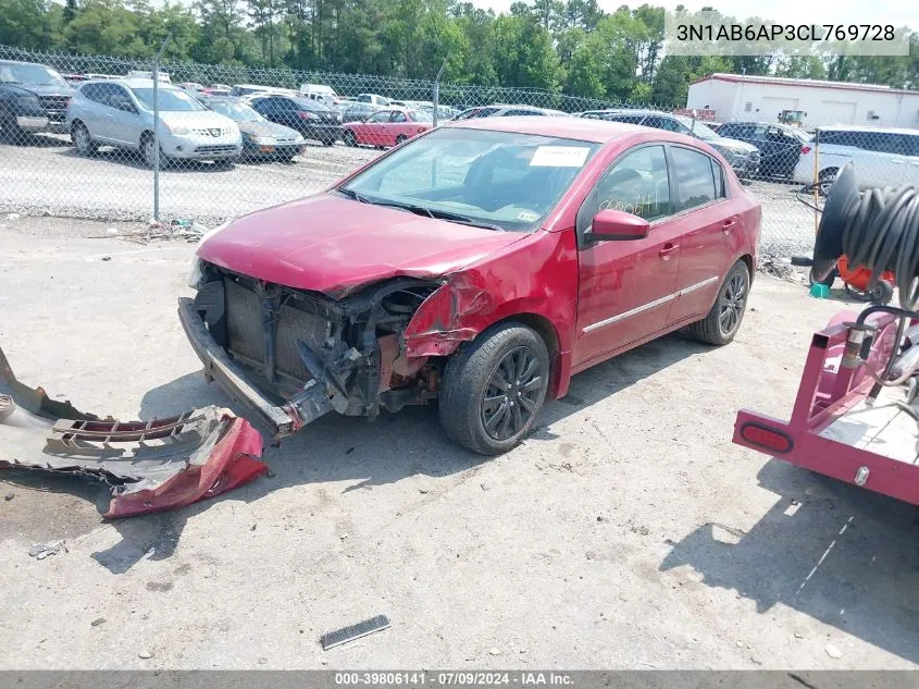 3N1AB6AP3CL769728 2012 Nissan Sentra 2.0 S