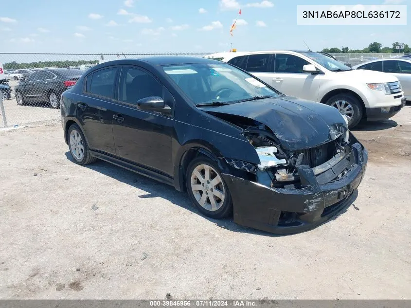 2012 Nissan Sentra 2.0 Sr VIN: 3N1AB6AP8CL636172 Lot: 39846956