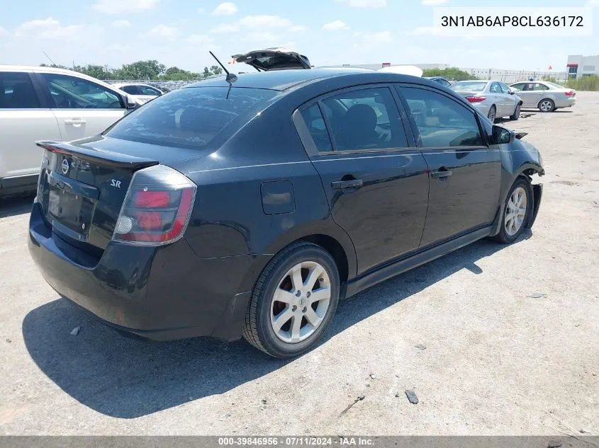 3N1AB6AP8CL636172 2012 Nissan Sentra 2.0 Sr