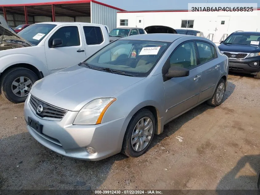 2012 Nissan Sentra 2.0 S VIN: 3N1AB6AP4CL658525 Lot: 39912430