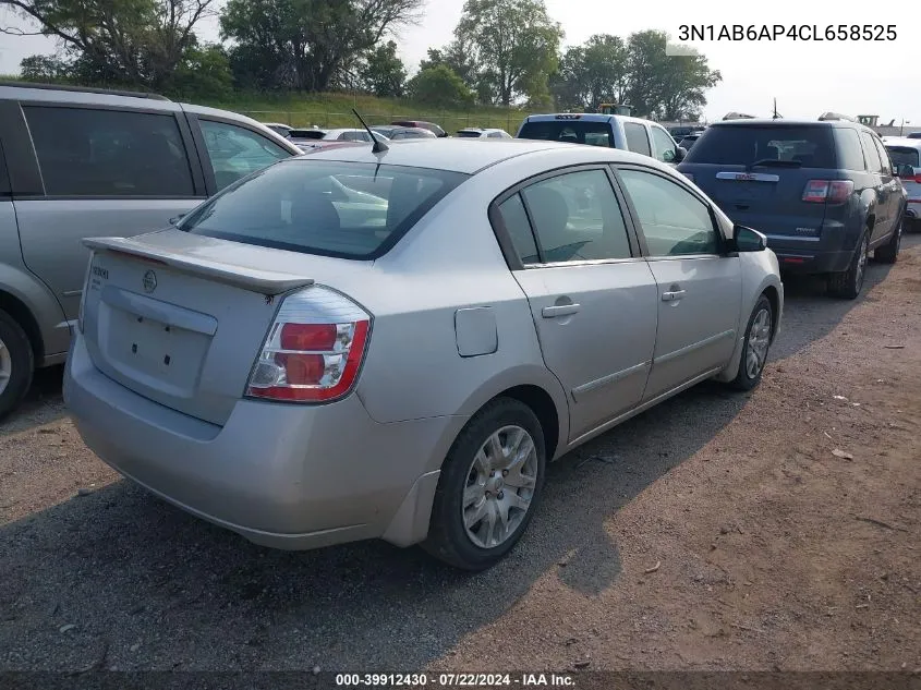 2012 Nissan Sentra 2.0 S VIN: 3N1AB6AP4CL658525 Lot: 39912430