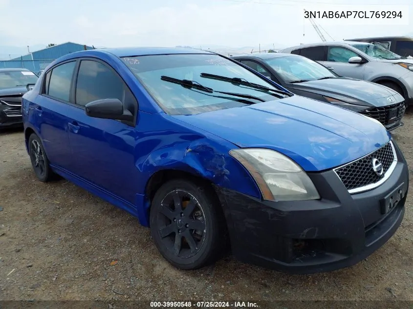 2012 Nissan Sentra 2.0 Sr VIN: 3N1AB6AP7CL769294 Lot: 39950548