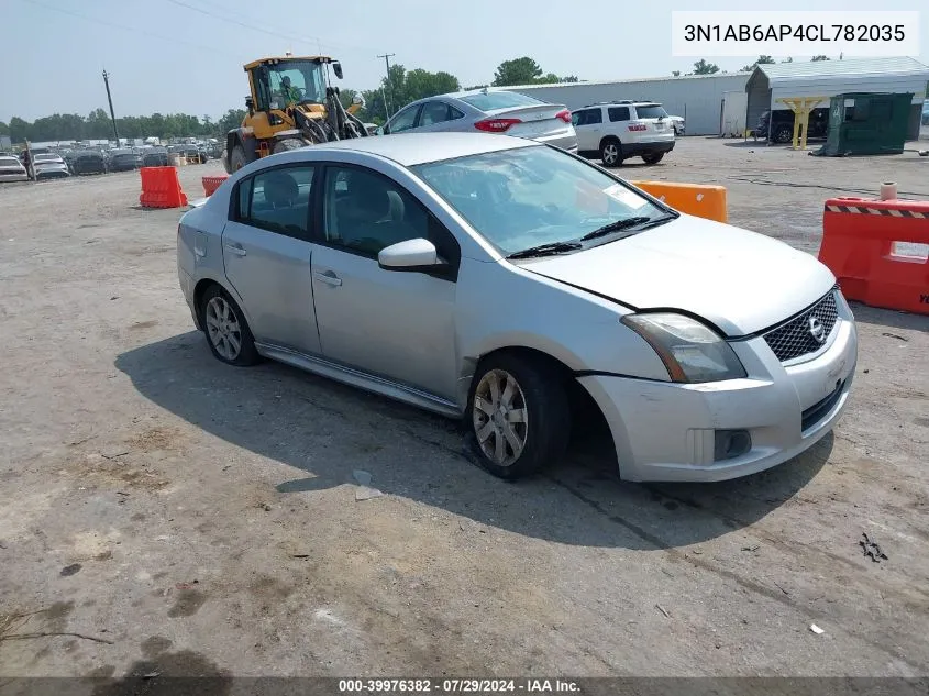 3N1AB6AP4CL782035 2012 Nissan Sentra 2.0 Sr