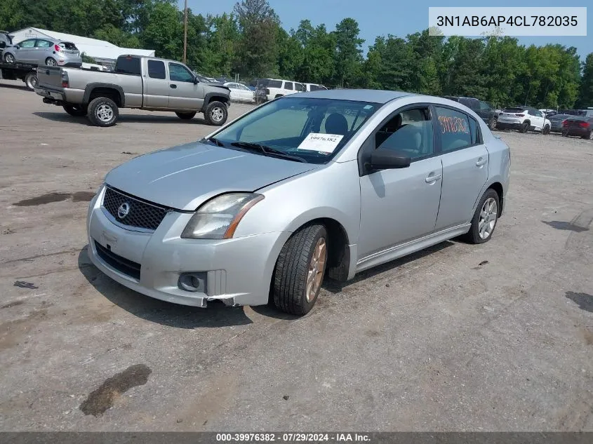 3N1AB6AP4CL782035 2012 Nissan Sentra 2.0 Sr