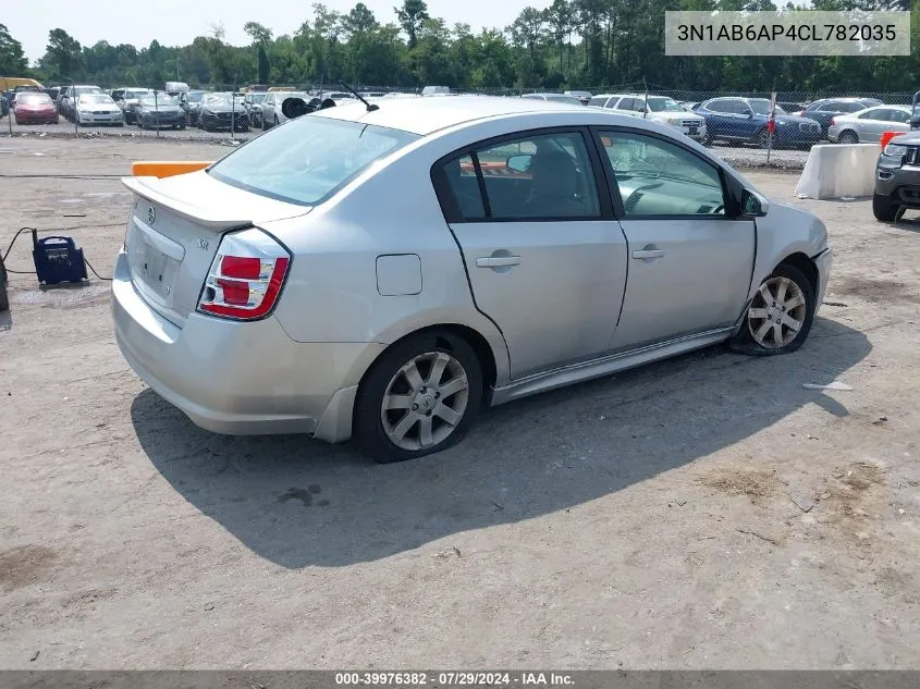 3N1AB6AP4CL782035 2012 Nissan Sentra 2.0 Sr