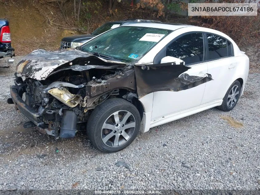 3N1AB6AP0CL674186 2012 Nissan Sentra 2.0 Sr