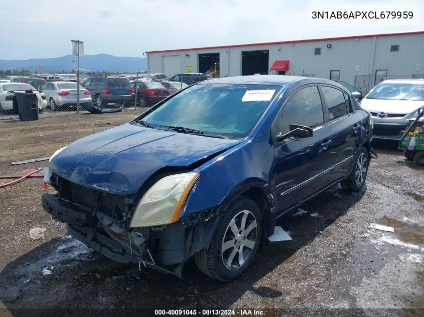 3N1AB6APXCL679959 2012 Nissan Sentra 2.0 S