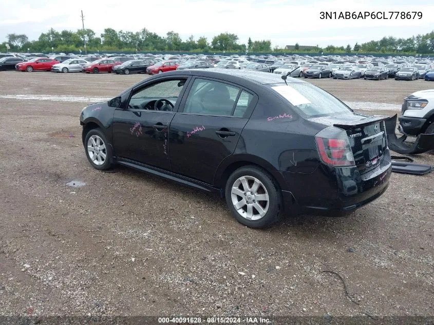 3N1AB6AP6CL778679 2012 Nissan Sentra 2.0 Sr