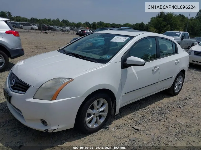 3N1AB6AP4CL696224 2012 Nissan Sentra 2.0 Sl