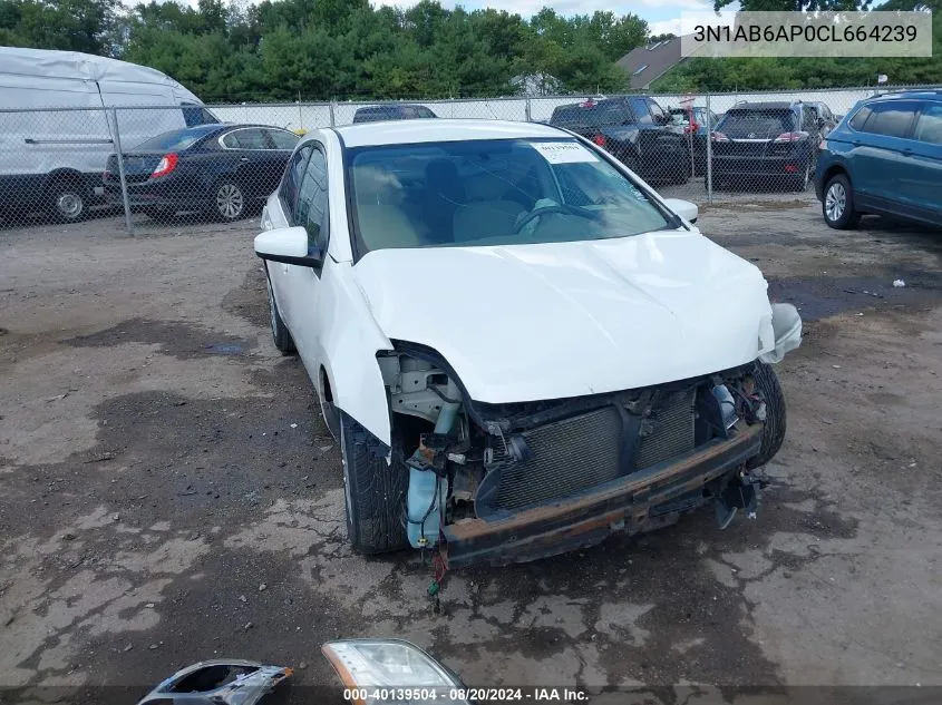 2012 Nissan Sentra 2.0 VIN: 3N1AB6AP0CL664239 Lot: 40139504