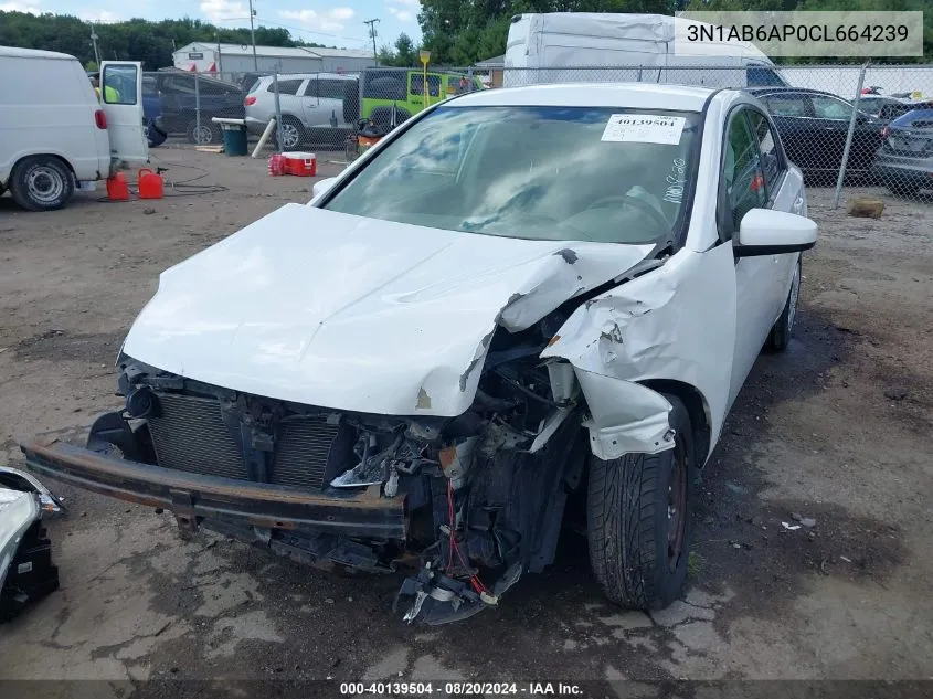 2012 Nissan Sentra 2.0 VIN: 3N1AB6AP0CL664239 Lot: 40139504