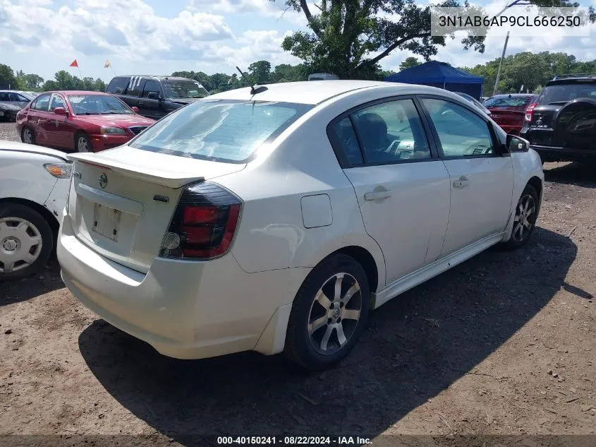 2012 Nissan Sentra 2.0 Sr VIN: 3N1AB6AP9CL666250 Lot: 40150241