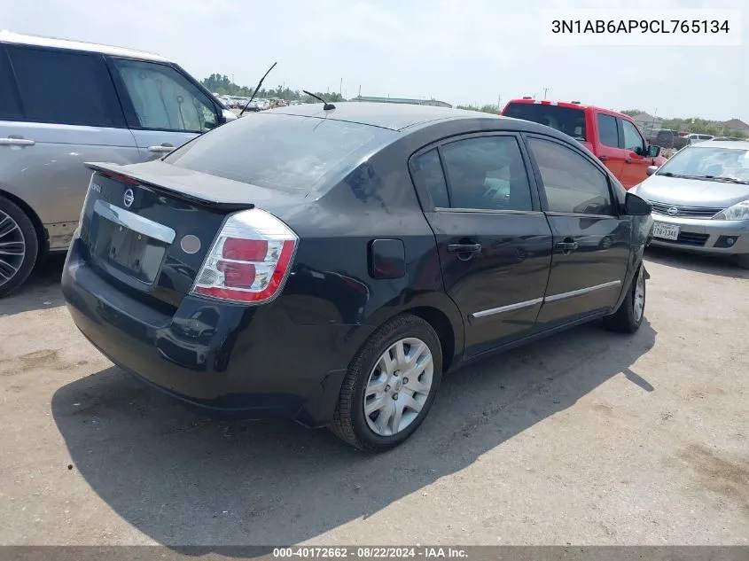 2012 Nissan Sentra 2.0/2.0S/Sr/2.0Sl VIN: 3N1AB6AP9CL765134 Lot: 40172662