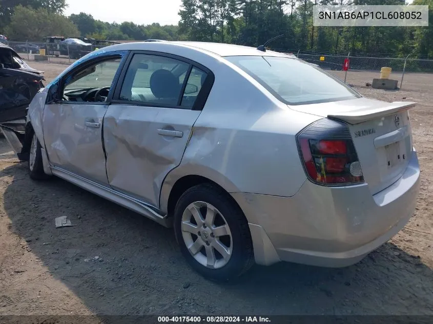 3N1AB6AP1CL608052 2012 Nissan Sentra 2.0 Sr