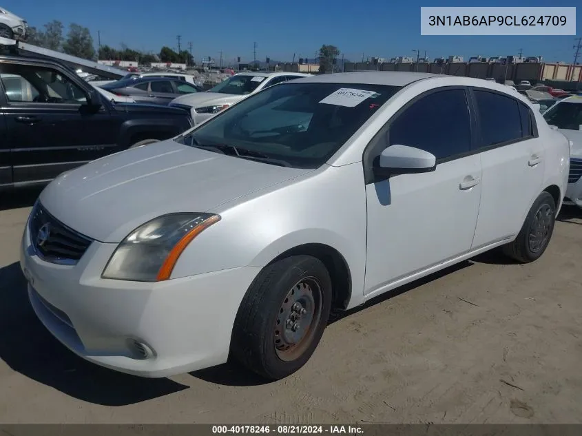 2012 Nissan Sentra 2.0 VIN: 3N1AB6AP9CL624709 Lot: 40178246