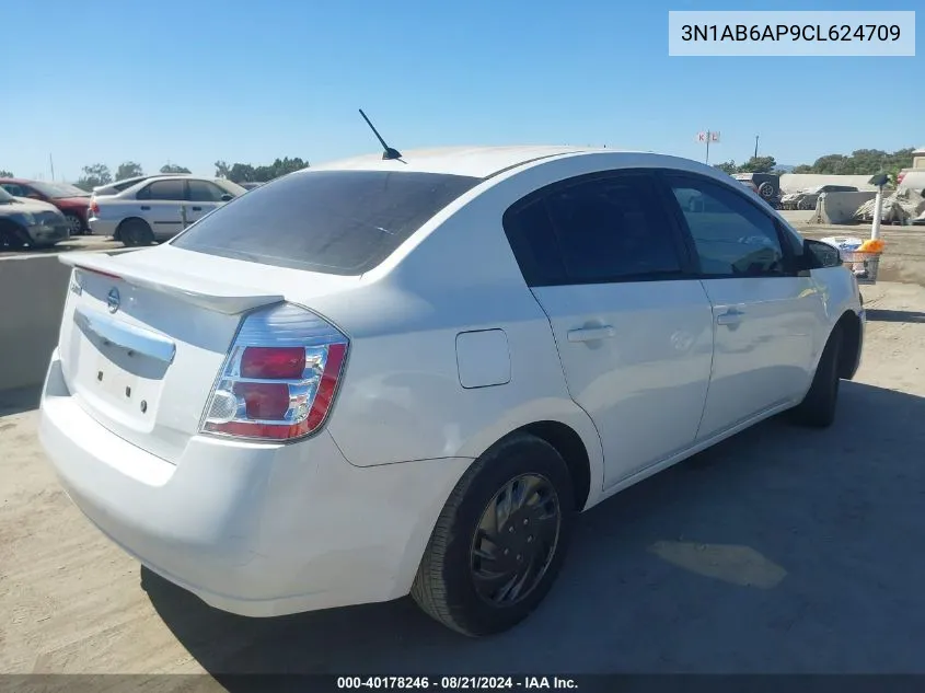 2012 Nissan Sentra 2.0 VIN: 3N1AB6AP9CL624709 Lot: 40178246