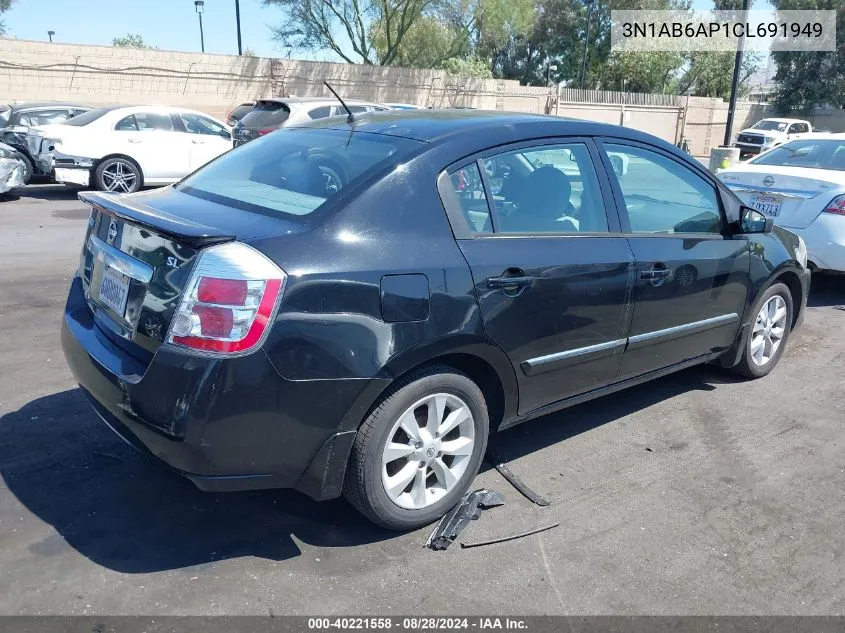 3N1AB6AP1CL691949 2012 Nissan Sentra 2.0 Sl